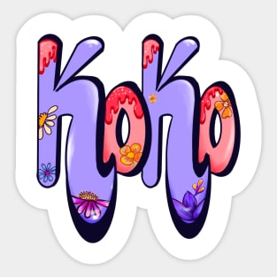 Koko 2 The top 10 best Personalized Custom Name gift ideas for Koko girls and women Sticker